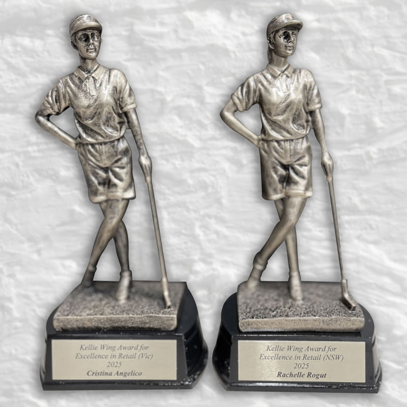 Golf trophies by legacy awards australia